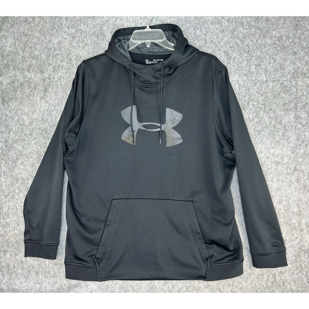 Under Armour Cold Gear Loose Black Hoodie Sweatshirt Men’s 2XL